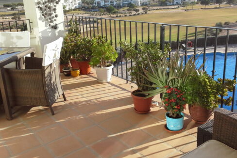 2 bed 1 bath apartment in Hacienda Riquelme Golf Resort (SDH/MGH1545)