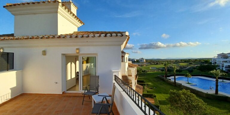 2 bed 1 bath apartment in Hacienda Riquelme Golf Resort (SDH/MGH1776)