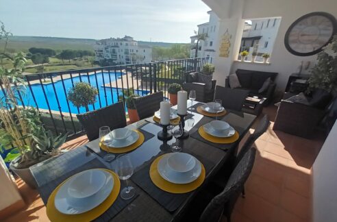 2 bed 1 bath apartment in Hacienda Riquelme Golf Resort (SDH/MGH1792)