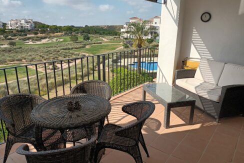 2 bed 1 bath apartment in Hacienda Riquelme Golf Resort (SDH/MGH1795)