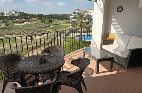 2 bed 1 bath apartment in Hacienda Riquelme Golf Resort (SDH/MGH1795)