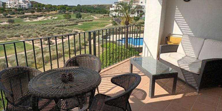 2 bed 1 bath apartment in Hacienda Riquelme Golf Resort (SDH/MGH1795)